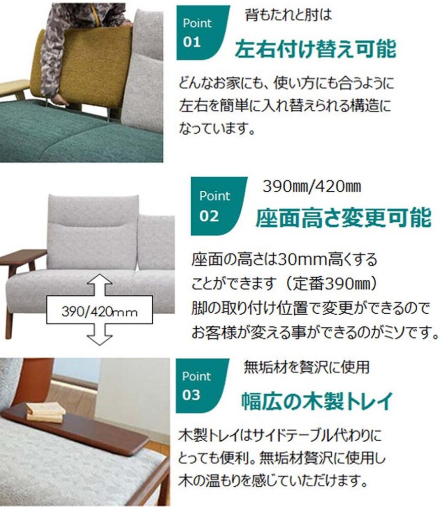 カスタマイズソファ